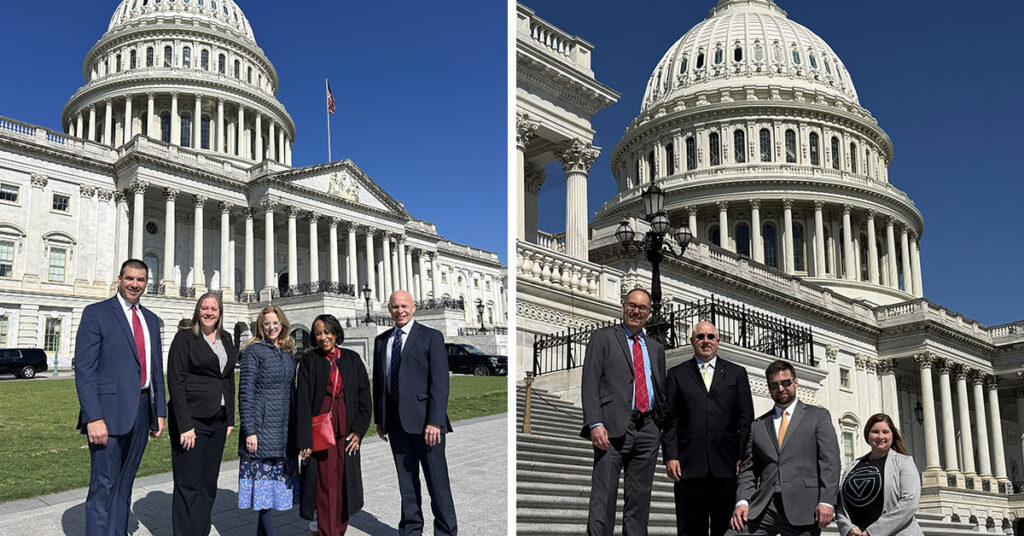 CUPA-HR board members on the Capitol steps